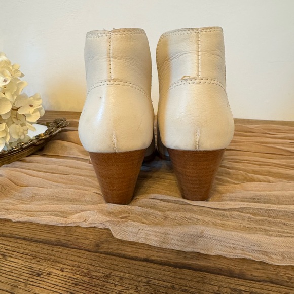 Frye White Ankle Booties - Picture 5 of 14